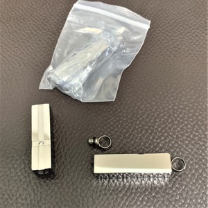 Liontin Kremasi Batu Kristal Baja Anti Karat Vintage Bentuk Kubus Persegi Panjang, Wadah Abu Hewan Peliharaan/Manusia, Kalung Salib, Kenang-kenangan Peringatan - Product Image 3