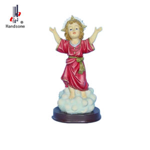Statue de Jésus Bébé religieuse en polyrésine de 12 pouces, personnalisée, Noël, 3D, faite à la main, durable, décoration de la maison, cadeau - Product Image 2