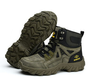 รองเท้าบูทนิรภัยหนังวัวกลับและผ้าใบ รุ่น DFD01 - Product Image 1