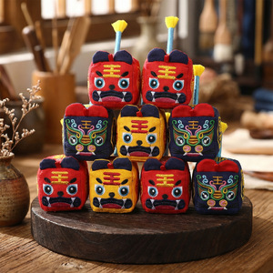 Dragon Boat Festival Embroidered Cloth Tiger Sandbag Folk Handicraft Lion Dance Universal Small <b>Gift</b> Ornament Festival <b>Gift</b> - Product Image 1