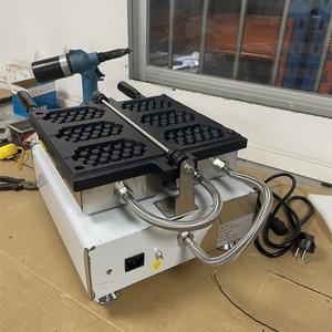 Máquina para Hacer Waffles Eléctrica con Forma de Panal, Antiadherente, Mini Máquina para Hacer Waffles con Forma de Panal con Certificación CE - Product Image 2