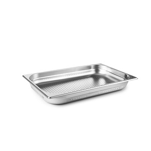 Teglia Forata in Acciaio Inossidabile 18/10 Formato Intero per Uso Commerciale - Product Image 1