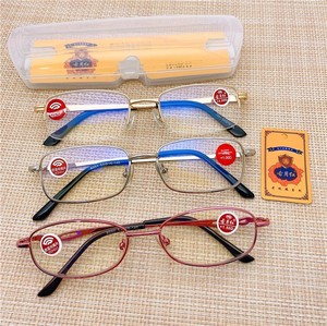 Lunettes de <span class=keywords><strong>lecture</strong></span> classiques Gyuehong Premium, élégantes, en métal demi-cerclé, anti-lumière bleue, en résine dorée, pour presbytes - Product Image 4