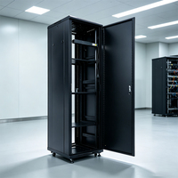 Rak Server Pintar Mobile 42u Kedalaman 800mm 15u 19u 24u 25u 32u dengan Sistem Pendingin