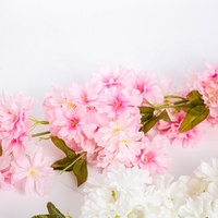 24SS-007 bunga sakura kualitas tinggi penjualan laris dekorasi pernikahan cabang bunga sakura buatan dekorasi acara