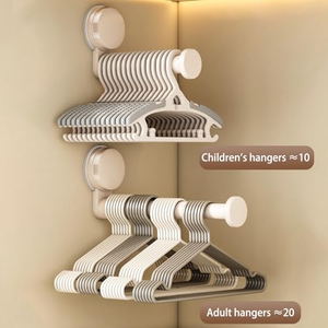 Porte-vêtements mural multifonctionnel extensible à ventouses pour la maison et le balcon, sans perçage - Product Image 5