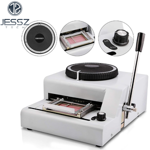 手動ドッグタグエンボス加工機PVCカードアルミニウムエンボス加工機 - Product Image 3