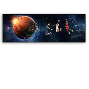 Foto personalizada lienzo pintura NBA baloncesto Kobe Bryant Michael Jordands cartel firmado decoración del hogar pintura de diamantes