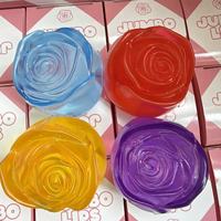 Botu 12 pièces/boîte Jouets Squishy à presser Fleur Rose Saint-Valentin à remontée lente Anti-stress Cadeau de fête de la Saint-Valentin