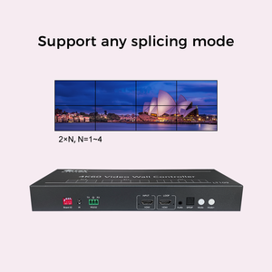 4K60 HDMI Video Wall Splicer with EDID 9 Ch 1080P 60Hz Output 2x2 3x3 Splicing Mode <strong>Plug</strong> and Play Video Wall Controller CE FCC - Product Image 1