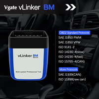 Lector de Códigos OBD2 Vgate VLinker BM con Conexión Inalámbrica BT 3.0 para Android, Escáner de Diagnóstico para Automóviles