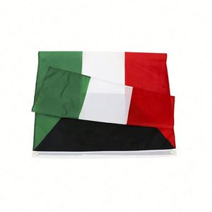 Bandera de Kuwait de 3x5 pies, impresa en poliéster, duradera, para interiores y exteriores, con ojales de latón. - Product Image 2