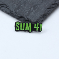 Broche de groupe rock Magic Number 41, accessoire badge musical