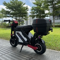 Geofought Molo 5 Yüksek Hızlı Elektrikli Scooter 10000W Çift Motorlu Arazi Lastikleri, 72V 50AH Pil, Sıfır Vergi, Ücretsiz Kargo Scooter