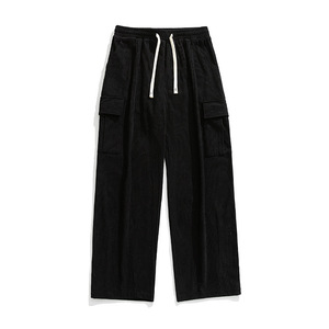 Pantaloni Sportivi da Uomo in Cotone, Jogger Personalizzabili con Logo, Pantaloni <span class=keywords><strong>Cargo</strong></span> in Velluto a Coste - Product Image 5