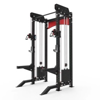 Nuevo estilo de gimnasio Entrenador multifuncional Squat Rack/ Cable Crossover/Power Rack