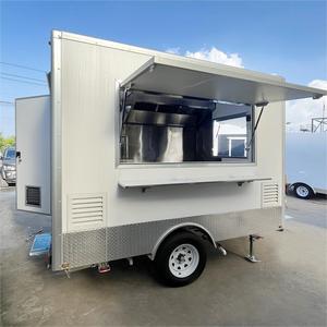 Camion de nourriture pour barbecue de rue Chariot à hot-dog Pizza burger mobile Remorque alimentaire en fibre de verre - Product Image 3