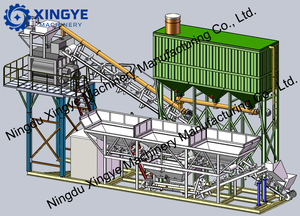 Ligne <span class=keywords><strong>de</strong></span> production intégrée Xingye Machinery <span class=keywords><strong>de</strong></span> nouvelle conception, personnalisée, pour mélange sec, 60m³/h, haute efficacité, contrôlée par PLC, avec pompe et boîte <span class=keywords><strong>de</strong></span> vitesses - Product Image 6
