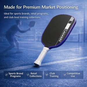 Racchetta da Pickleball HYM 2026 OEM Approvata USAPA UPA-A Agassi <span class=keywords><strong>GRAF</strong></span> Pro V 16mm GEN5 con Telaio Cinetico in Fibra di Carbonio Termoformata - Product Image 5