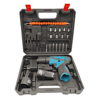 Perceuse électrique sans fil professionnelle industrielle rechargeable au lithium 21V, ensemble d'outils électriques portatifs