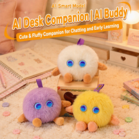 Jouet en peluche intelligent AI avec écran HD, yeux interactifs, chat vocal, poupée compagnon 10 cm HongRuiKe, dès 2 ans