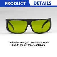 Lunettes de protection laser DMK T3D8 pour soudeurs, nettoyeurs et opérateurs de découpe
