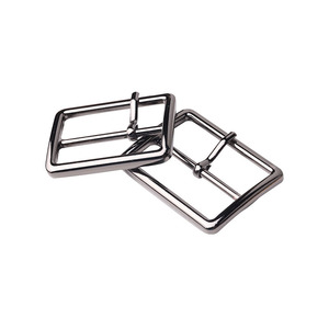 Alloy Square Box Frame Buckle <b>Mirror</b> Electroplating <b>Rectangle</b> Casual Belt Buckle Metal Adjustable D Ring Clothing Accessory - Product Image 1
