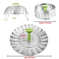 Panier vapeur en acier inoxydable de qualité alimentaire