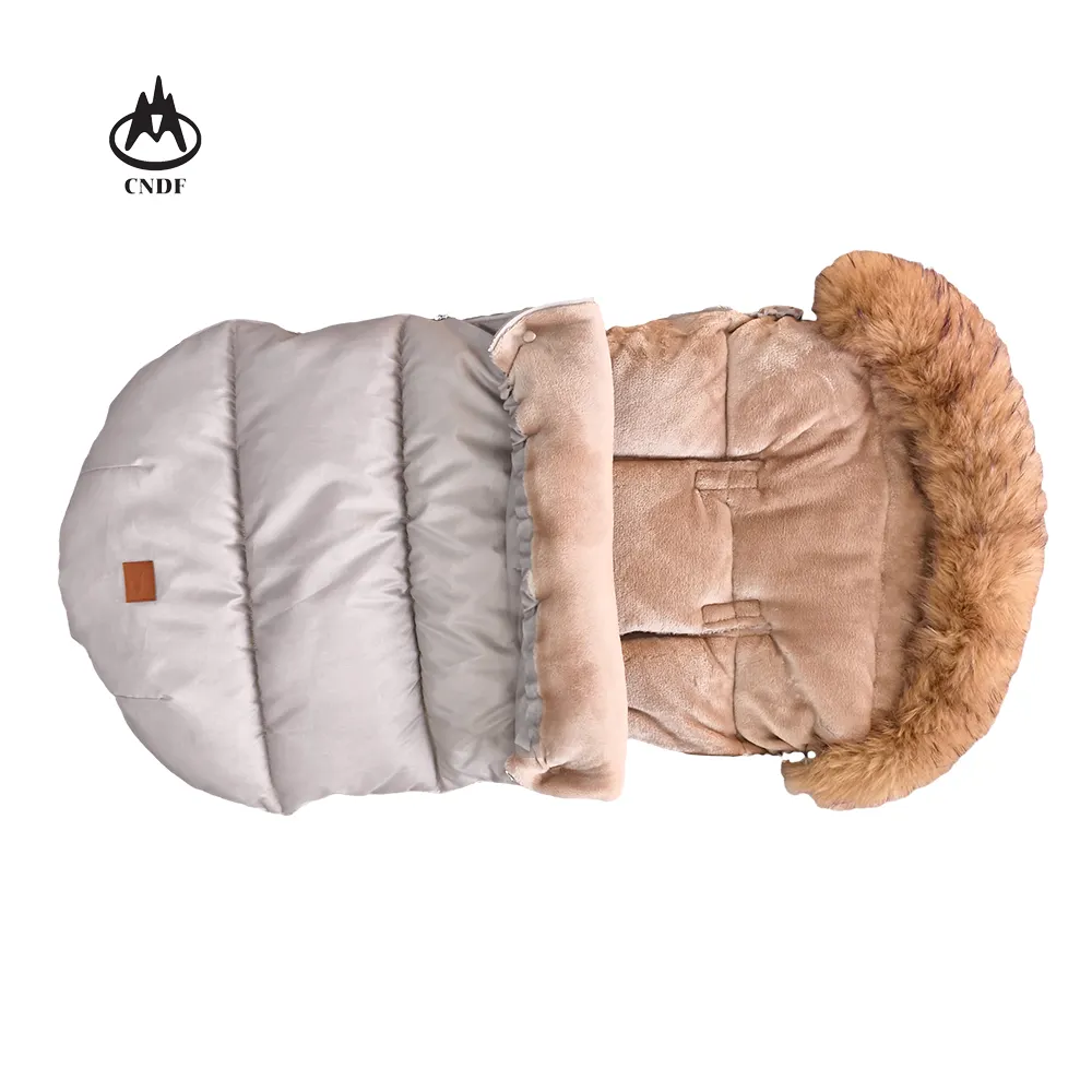 Usage multiple Garder au chaud quantité minimale de commande bas 210D oxford Outdoor Winter Stroller Baby Sleeping Bag