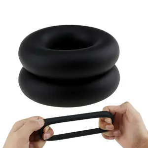 2 in 1 set anelli di gallo in Silicone prodotti del sesso giocattoli per adulti uomini coppia ritardo eiaculazione masturbatore maschile anello del pene