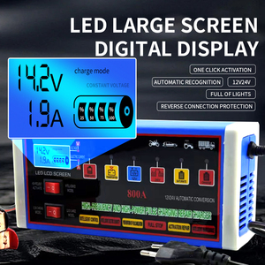 <span class=keywords><strong>12V</strong></span>/24V対応 高出力全自動バッテリー充電器 自動停止機能付き 車両用 - Product Image 2