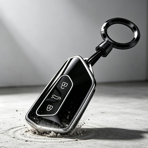 Funda de TPU para Llave de Volkswagen, Compatible con VW Golf GTI, Skoda Octavia, <span class=keywords><strong>ID3</strong></span>, ID4, con Llavero; Apta para VW Golf/ID/Atlas/MK8/GTI - Product Image 3