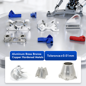 Pièces de bras de robot industriel usinées CNC directement de l'usine, prototype rapide, usinage CNC en aluminium et acier inoxydable - Product Image 1