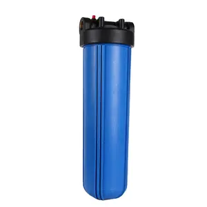 Carcasa de filtro de 20 pulgadas, purificador de agua comercial, botella de filtro de una pieza de 20 pulgadas, prefiltro de cuatro etapas de 1, 2, 3 y 4 etapas