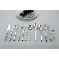 Ensemble de couverts de luxe modernes en acier inoxydable 18/10, finition miroir, écologiques, certifiés CE, pour mariage, couleur argentée unique