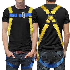 National Standard Safety Belt Prevention Five-point Safety Belt Construction Site Fall 5 Point Customized 45mm-50mm 3.7kg