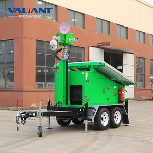 Servicio de Garantía Remota, Remolque Móvil con CCTV Solar, Batería de Larga Duración, Construcción de Acero, Compatible con Smartphones Universales - Product Image 2
