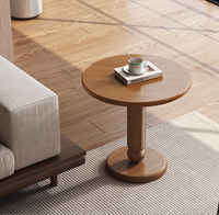 Table basse de salon, table à thé moderne de luxe, petite table d'appoint en bois massif, tables basses rondes pour la maison