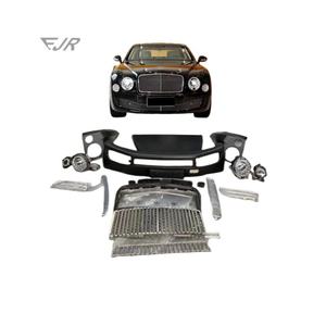 Pour <span class=keywords><strong>Bentley</strong></span> Mulsanne ancien modèle mis à niveau vers le nouveau modèle phares diamant plaqué grand pare-chocs avant en filet central - Product Image 1