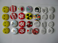 Pin Tombol Logam Custom Murah dengan Logo Cetak untuk Sekolah, Kantor, dan Lencana Nama