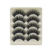 Cils artificiels extra-longs, spectaculaires, colorés, en fibres, à tige rigide, style queue pointue, imperméables, sans cruauté, 869 grappes épaisses, bleus