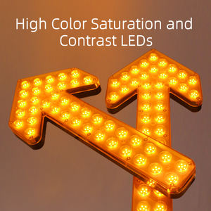 Luces Estroboscópicas de Advertencia de Emergencia para Automóviles LED, Luz de Señalización de Tráfico Solar - Product Image 5