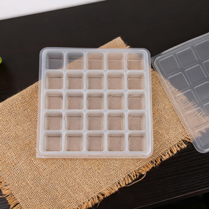 Hộp đựng thực phẩm <span class=keywords><strong>PP</strong></span> 25 ngăn có nắp đậy trên và dưới phù hợp để lưu trữ thực phẩm cho bé - Product Image 1