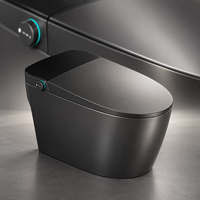 WC intelligent de luxe en céramique de forme carrée avec bidet intelligent, chauffage de siège entièrement automatique, lavage féminin et télécommande