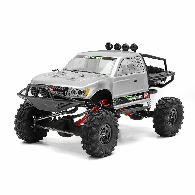 2.4G 4WD Waterproof Brushed Rc Car 1:10 Scale Off-road Rock Crawler Trail Rigs Truck RTR Toy Remo Hobby 1093-ST