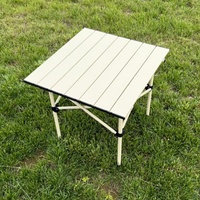 Meubles d'extérieur modernes, table d'extérieur multifonctionnelle légère, table pliante portable pour pique-nique et camping