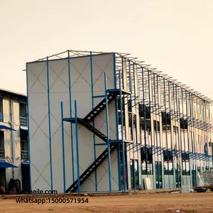 Proyecto de Casa Contenedor Tipo K con Plataforma Móvil, Casa de Dos Pisos y Multinivel de Acero Ligero, una Combinación de Viviendas - Product Image 4