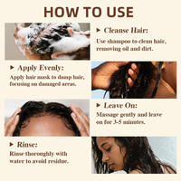 Vente chaude soins capillaires nourriture réparation lissage rugosité douceur délicatesse Caviar luxe hydratant masque capillaire