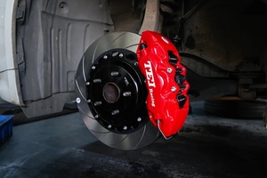 טאי מירוץ 6 סירים בלם Caliper 355x32mm דיסק רוטור ערכת עבור טויוטה קראון קאמרי AVALON 2000-2019 18 אינץ גלגל - Product Image 4