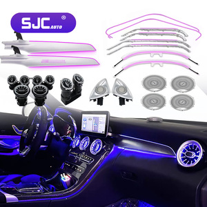 Kit d'éclairage ambiant intérieur SJC Upgrade X253 pour <span class=keywords><strong>Mercedes</strong></span>-Benz Classe C <span class=keywords><strong>GLC</strong></span> W205, LED 64 couleurs, accessoires décoratifs LHD/RHD - Product Image 1